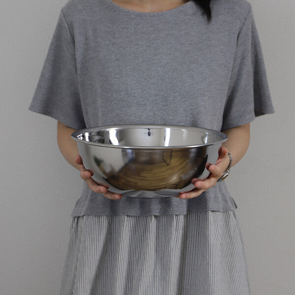 Kyoto Katsugu Tsubame Stainless Steel Bowl 27cm