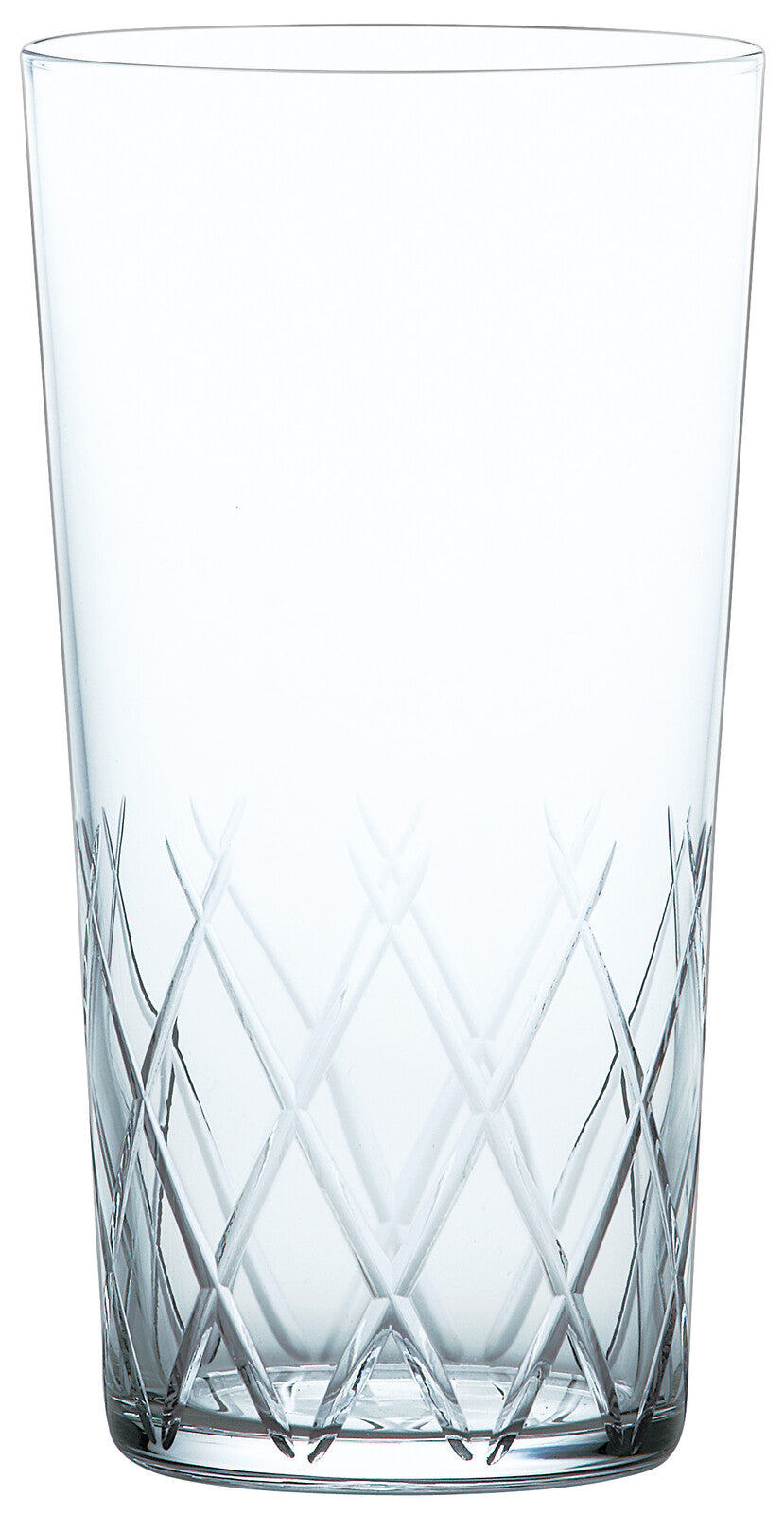 Toyo-Sasaki Glass Thin Ice Yarai-Cut Tumbler 370ml