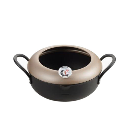 Tamahashi Tempura Frying Pot with Thermometer 20cm AT-T20W