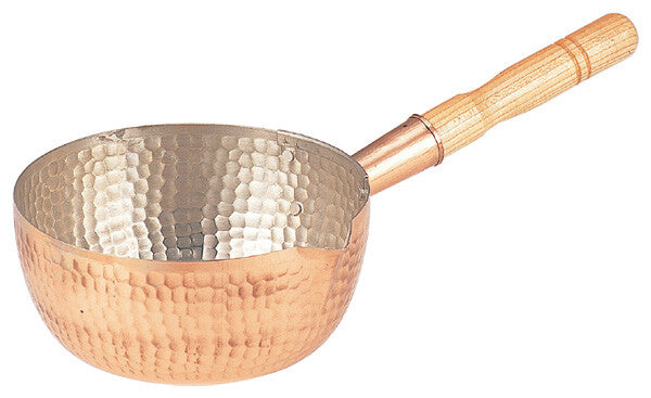 Hand-Hammered Copper Yukihira Pot