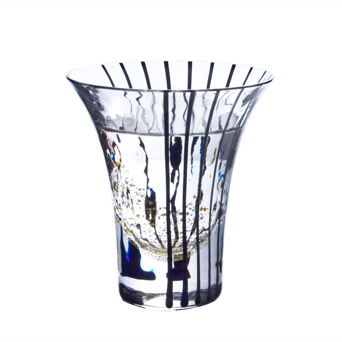 Toyo-Sasaki Glass Yachiyo Kiln Edo Glass Moon Viewing Sake Cup