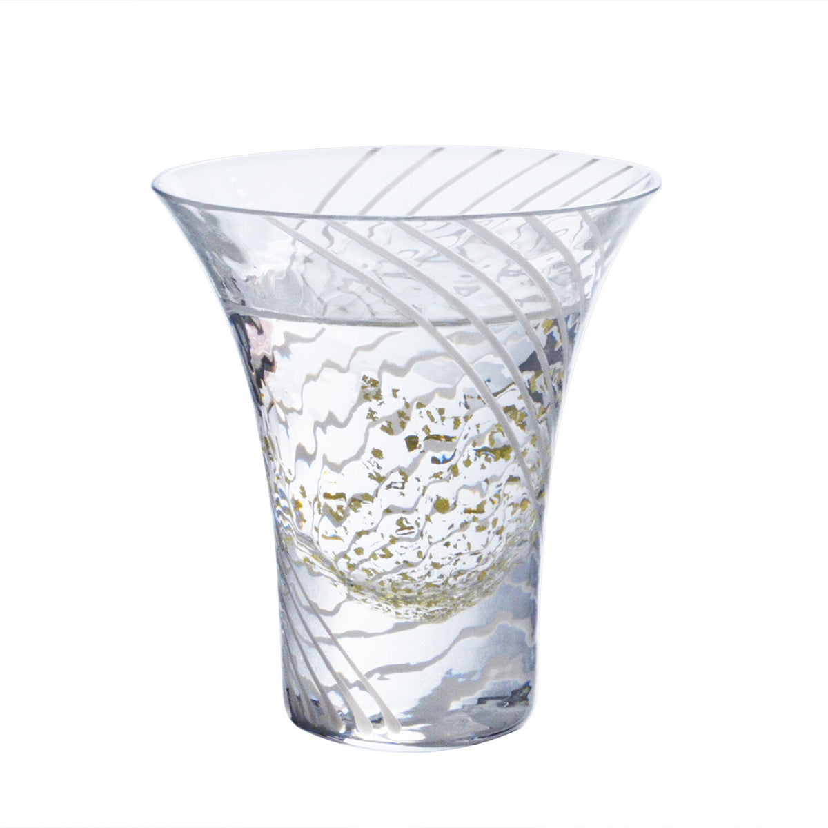 Toyo-Sasaki Glass Edo Glass Yachiyo Kiln Sake Cup Yukimizake