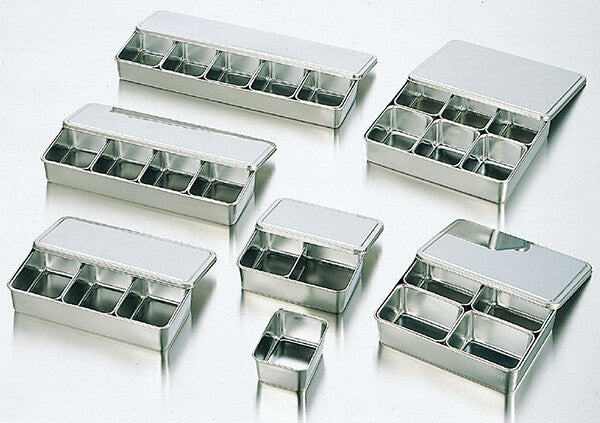 18-8 Stainless Steel Mini Condiment Insert Size 00 Deep Tray
