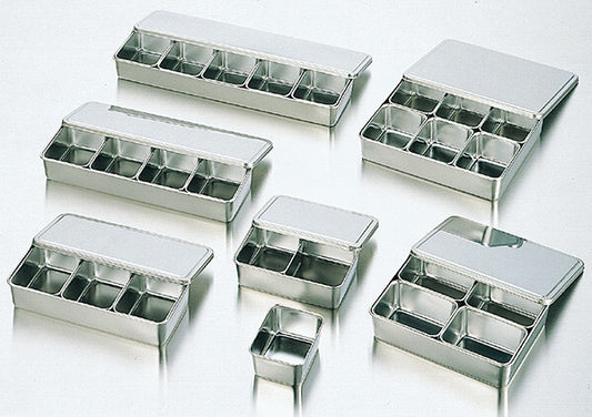 18-8 Stainless Steel Mini Condiment Insert Size 00 Deep Tray