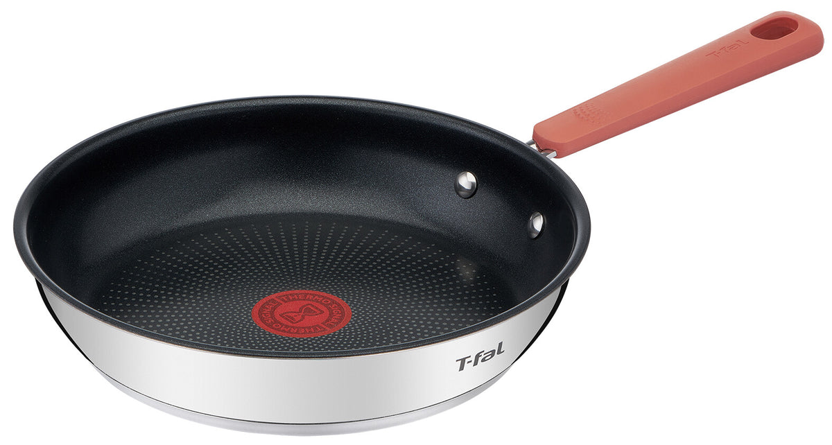 T-fal OptiSpace IH Stainless Frying Pan 24cm G72904