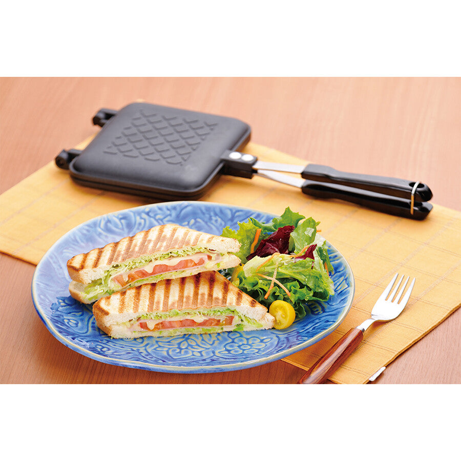 Wahei Freiz Atsuhoka Stovetop Hot Sandwich Maker Pan AM-9867