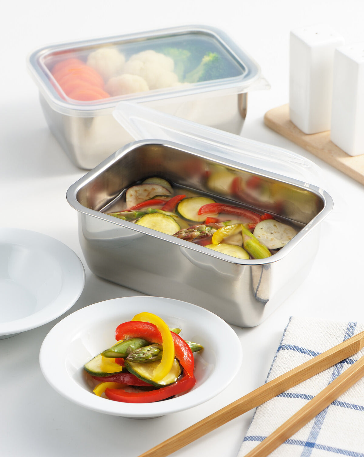 Yoshikawa Side Dish Storage Container Small
