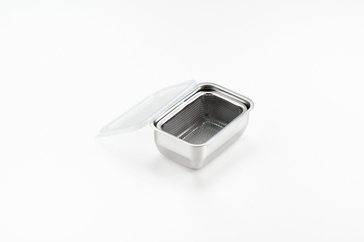 Yoshikawa Stainless Steel Square Colander Small