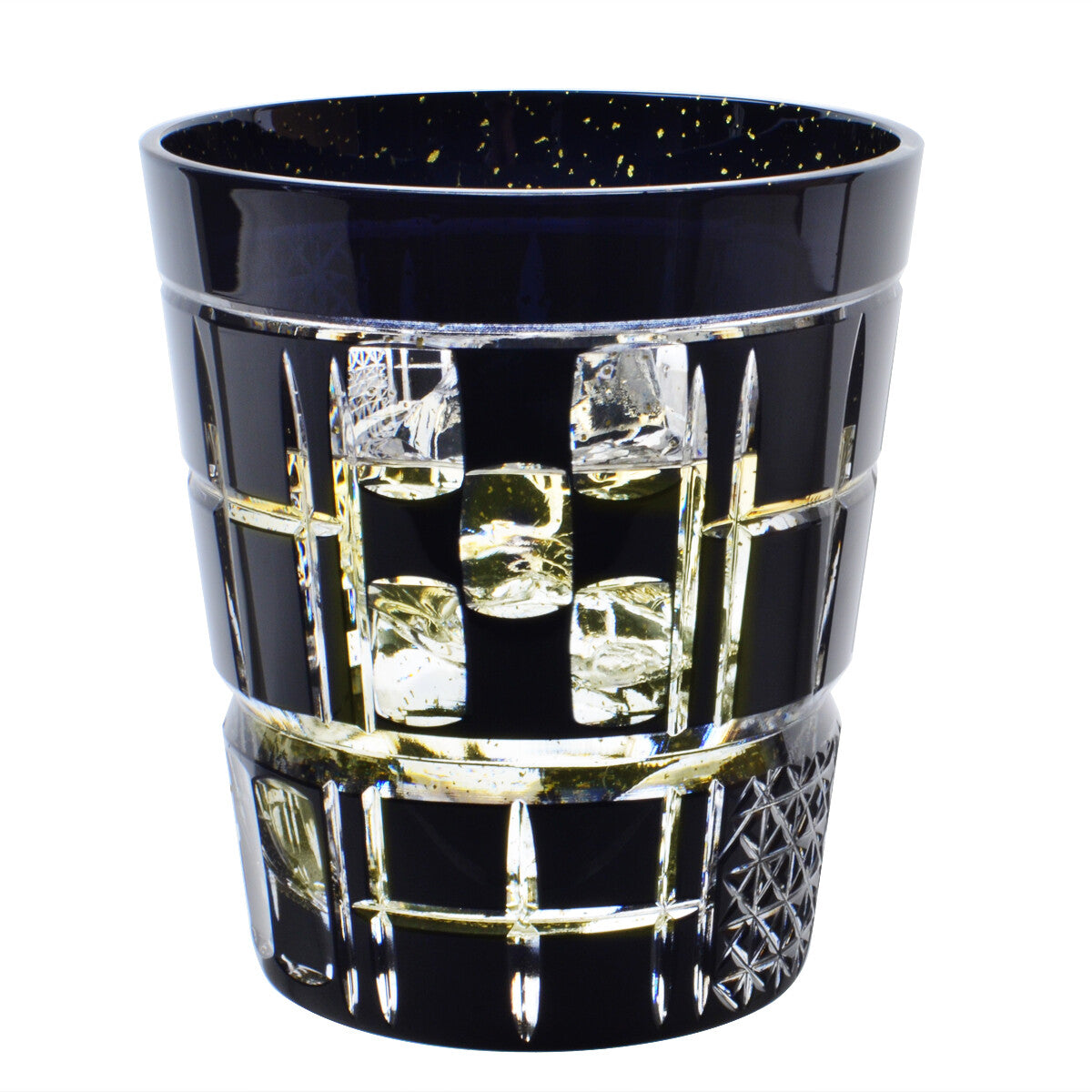 Toyo-Sasaki Glass Yachiyo Kiriko On the Rocks Glass Taku no Kumi