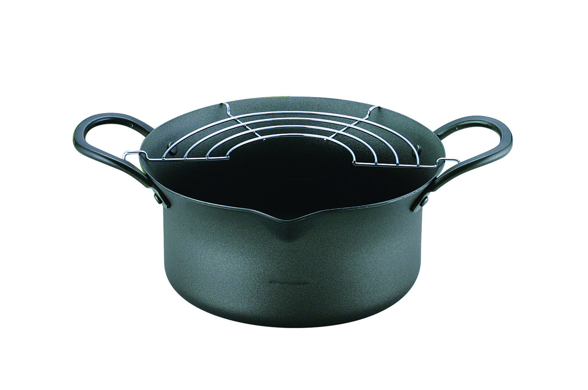 Tamahashi Renge Deep Fryer Pot 20cm with Net HA-20W