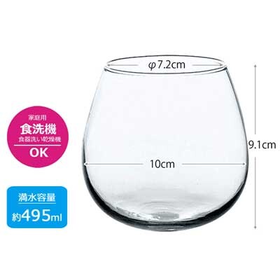 Toyo-Sasaki Glass Swing Wine Glass Set 495ml