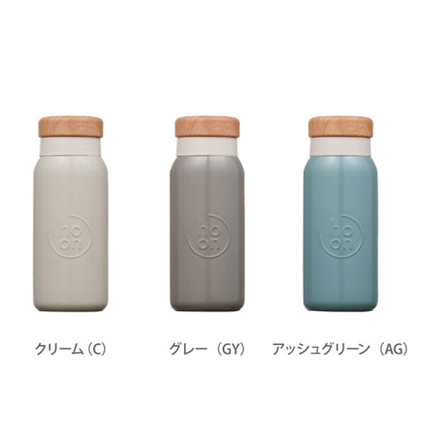 Orugo Stainless Canister Water Bottle 400ml Cream MBC-40C