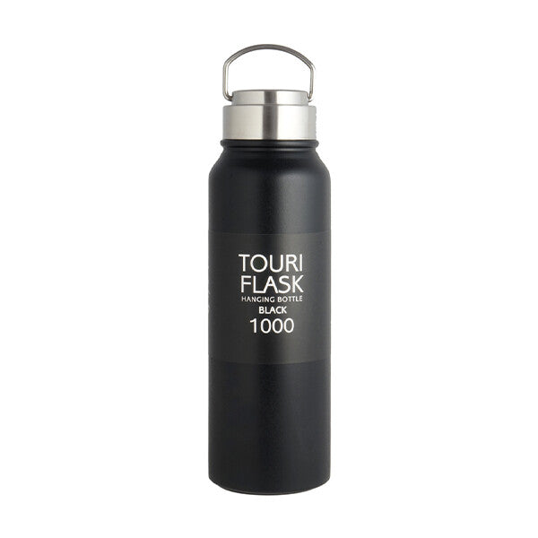 Living Touriflask Stainless Steel Water Bottle 1000ml Black