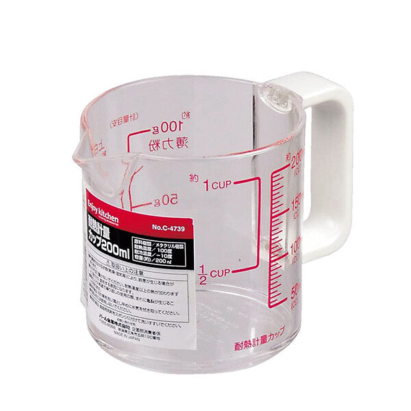 Pearl Metal Enjoy K Heat-Resistant Measuring Cup