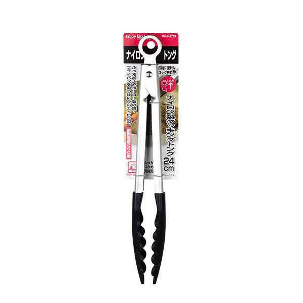 Pearl Metal Enjoy K Cooking Tongs 24cm C-4759