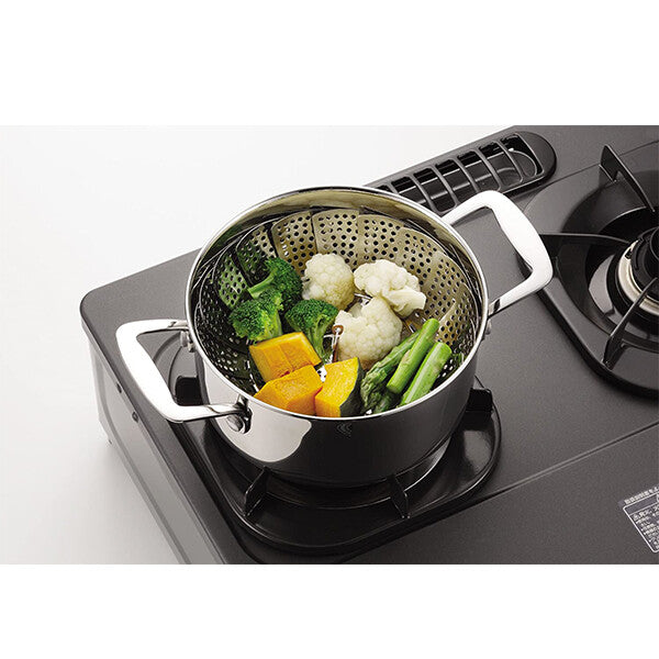 Pearl Metal Enjoy K Multi-Purpose Steamer Free Size C-4804