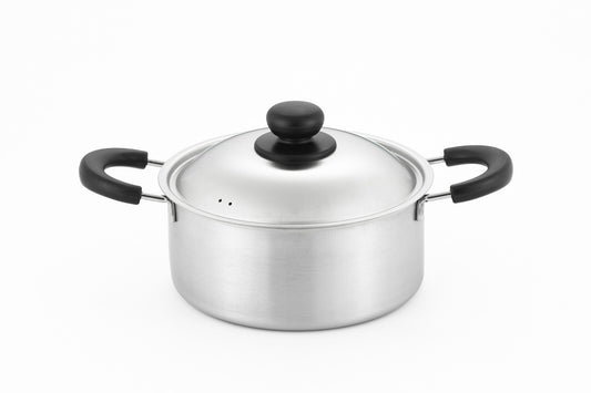 Yoshikawa Cook Easy Two-Handled Pot 22cm