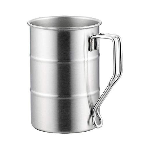 Tamahashi Stainless Steel Drum Can Design Mug