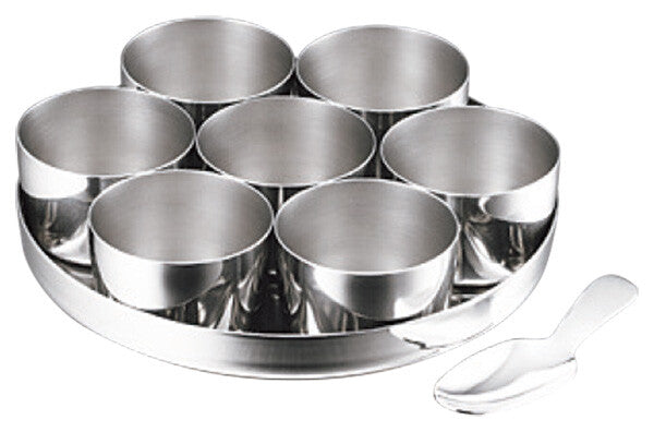 SW 18-8 Stainless Steel Curry Condiment Holder Set