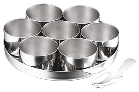 SW 18-8 Stainless Steel Curry Condiment Holder Set
