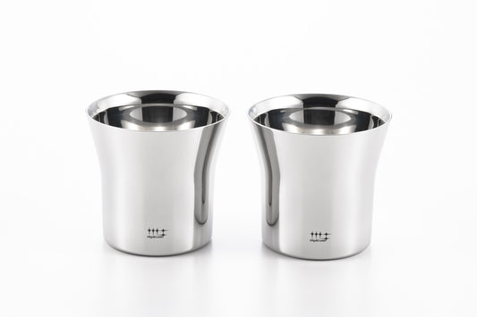 Yoshikawa Double Wall Rock Tumbler 320ml Set of 2