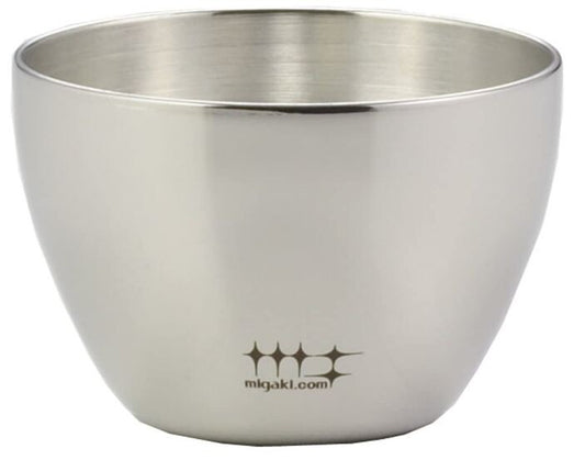 Yoshikawa Stainless Steel Guinomi Sake Cups 50ml Set of 2