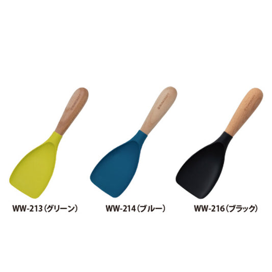 Suncraft WW Series Silicone Serving Spoon Black