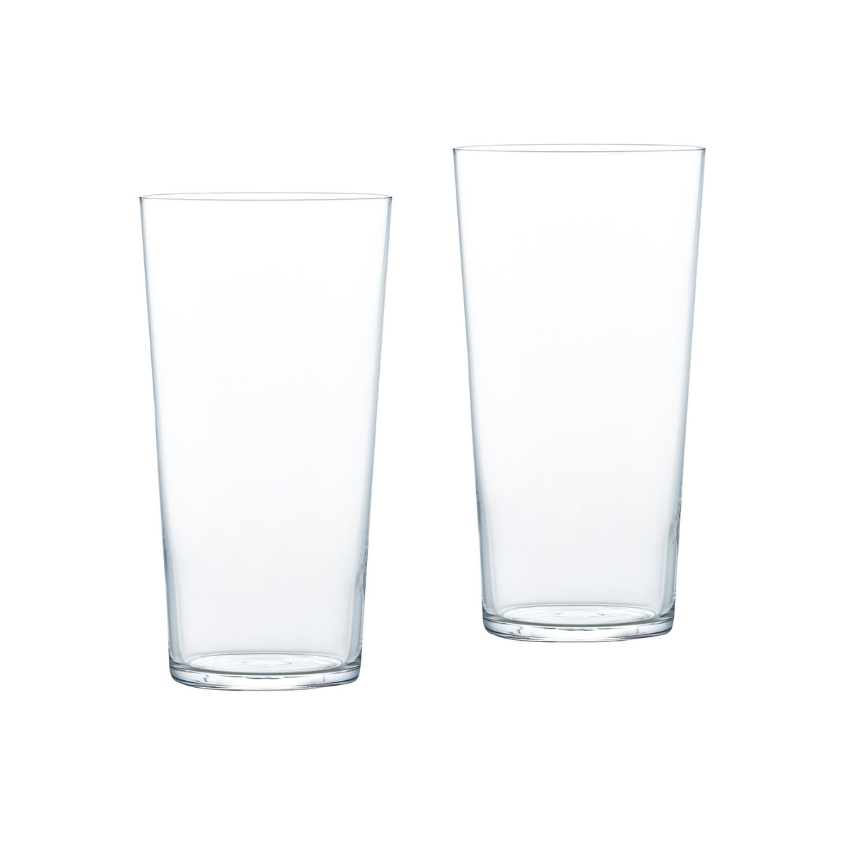 Toyo-Sasaki Glass Thin Highball Glass Set with Wooden Box