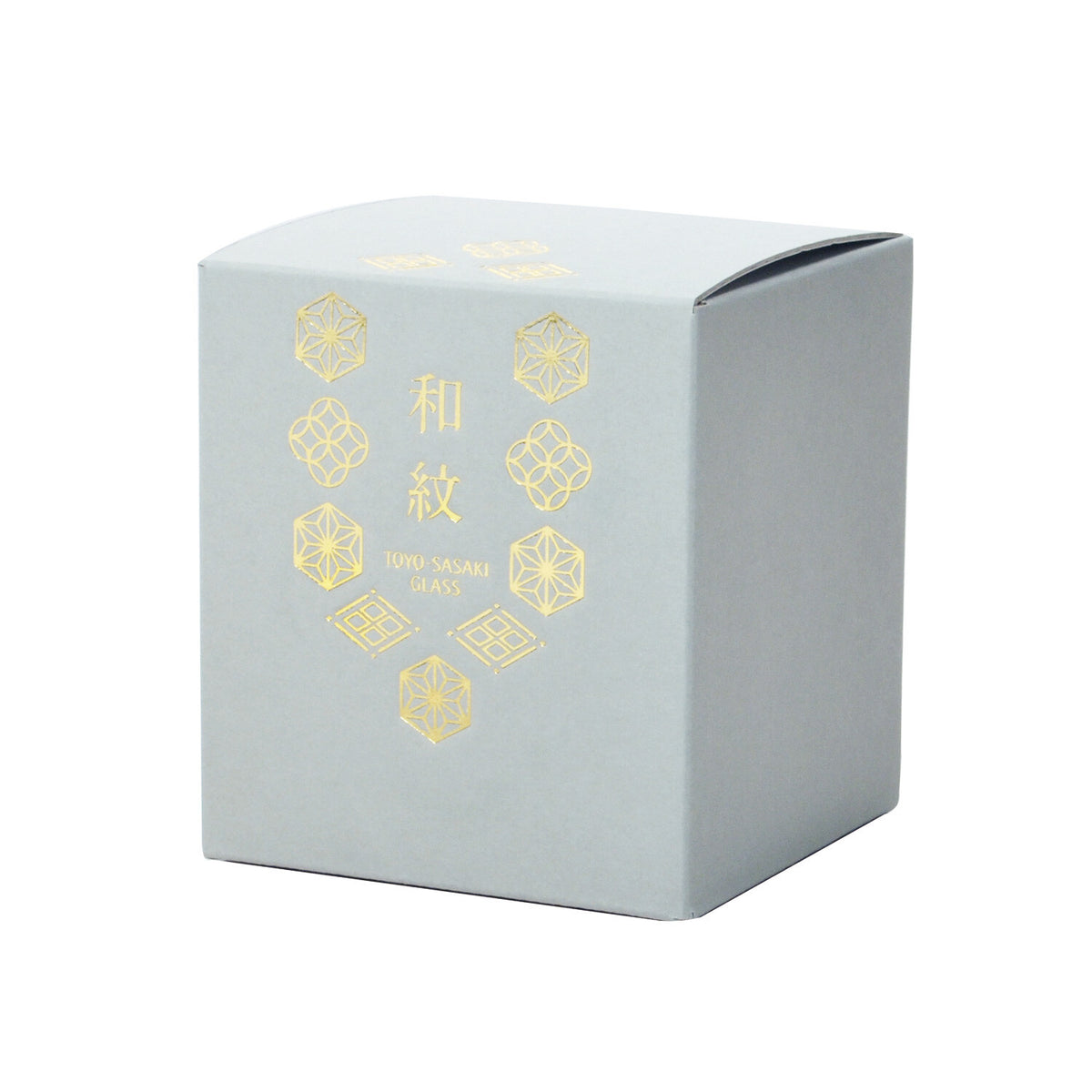 Toyo-Sasaki Glass Wamon Sake Cup Hemp Leaf Pattern