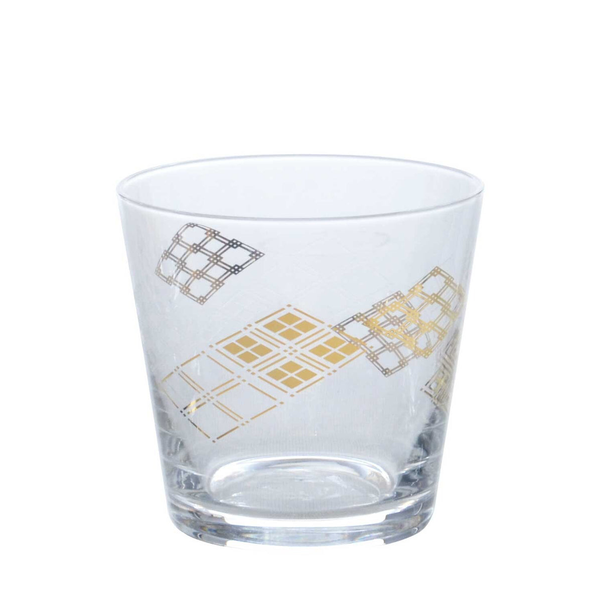 Toyo-Sasaki Glass Wamon Sake Cup Diamond Pattern