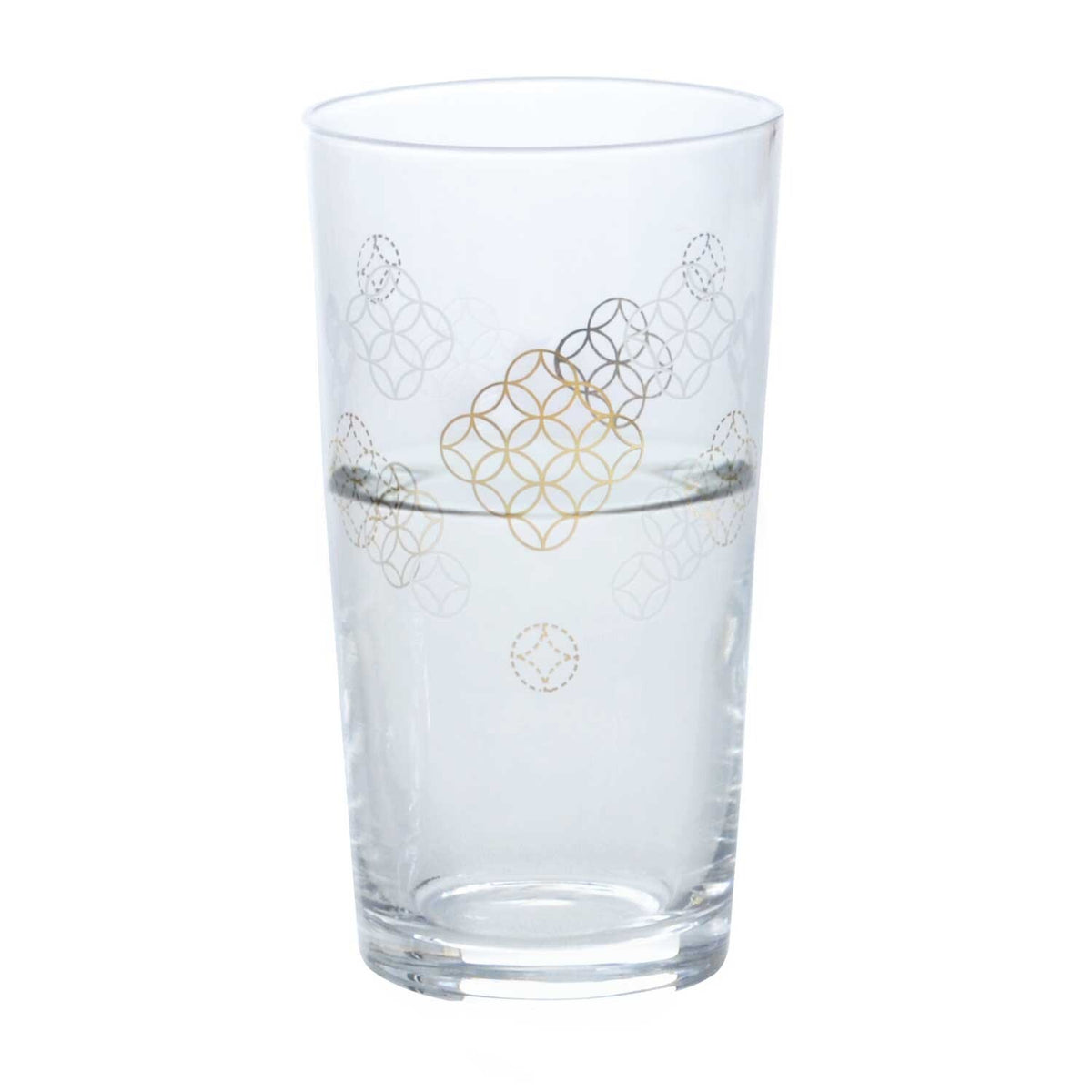 Toyo-Sasaki Glass Wamon Sake Cup, Cloisonne Pattern