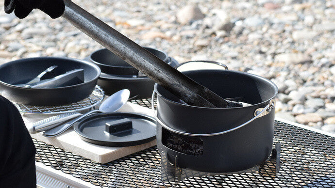 Urushiyama Soloc Outdoor Cooking Frying Pan 16cm SLC-16