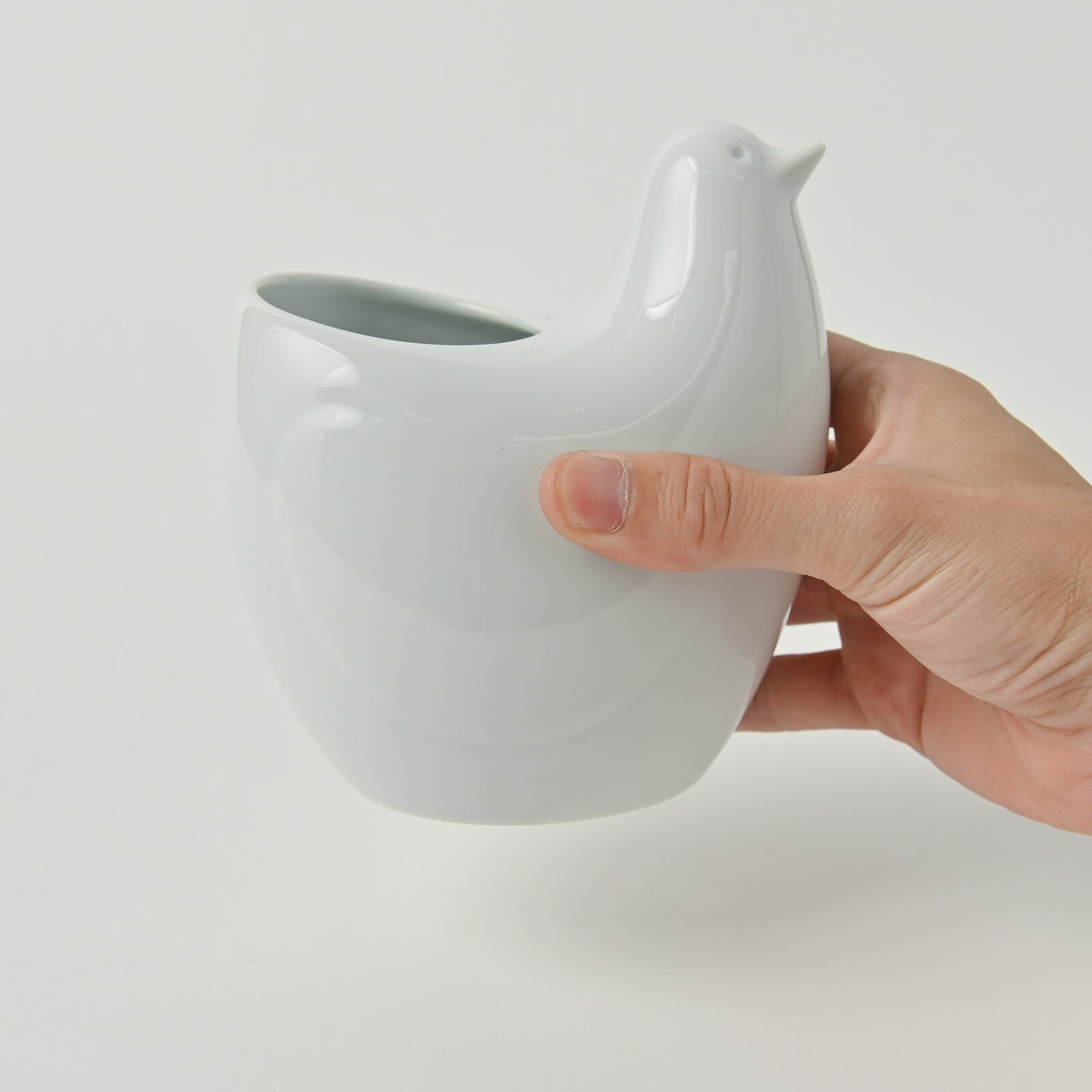 Hakusan Porcelain Hasami POPPO Bird-Shaped Stand