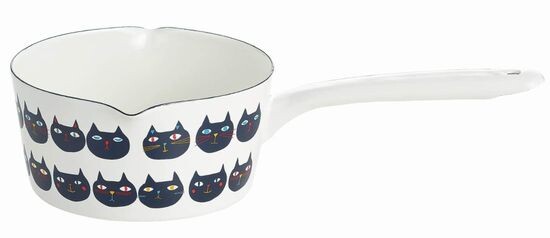 Plune IH-Compatible Enamel Milk Pan, 15cm