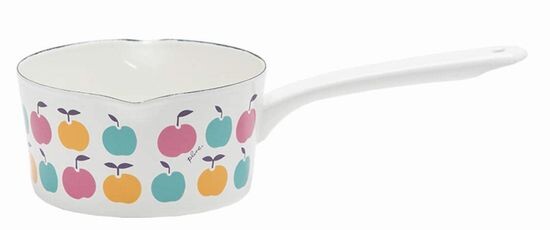Plune IH-Compatible Enamel Milk Pan, 15cm