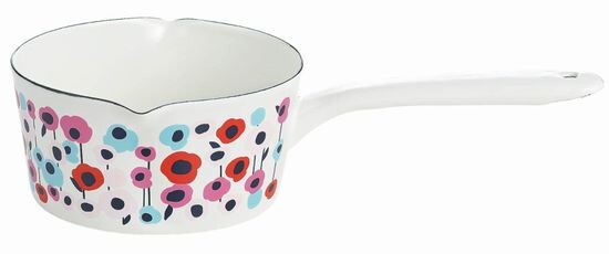 Plune IH-Compatible Enamel Milk Pan, 15cm