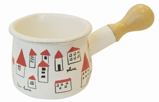 Plune Mini Enamel Milk Pan Akaiyaneno TYJ-720