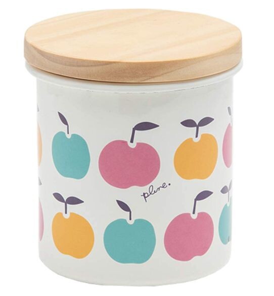 Plune Enamel Canister