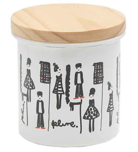 Plune Enamel Canister 350ml Girls Boys CA-308