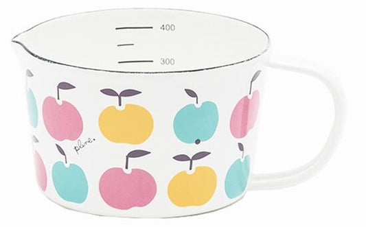 Plune Enamel Measuring Cup 450ml Apples MC-602