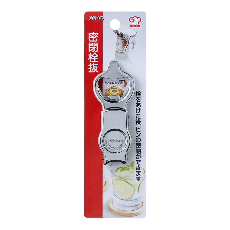 Wahei Freiz G-Cook Bottle Opener with Resealing Cap GC-105