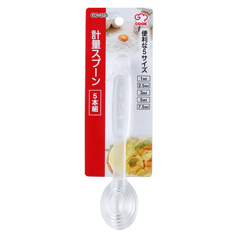 Wahei Freiz G-Cook Measuring Spoon Set of 5 GC-215