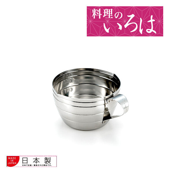 Azuma Stainless Steel Measuring Cup, Inner Markings, 500ml