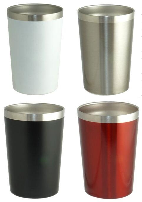 Living MIP Vacuum Insulated Stainless Tumbler 380ml Black
