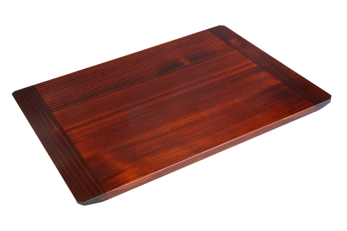 Shimizu Mokuzai Sawara Wood Placemat Urushi Lacquer 41x30cm