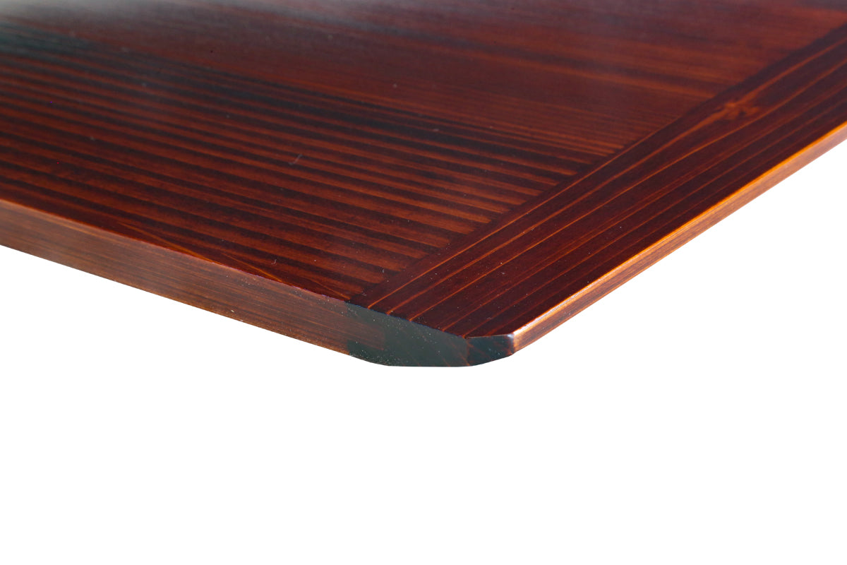 Shimizu Mokuzai Sawara Wood Placemat Urushi Lacquer 41x30cm
