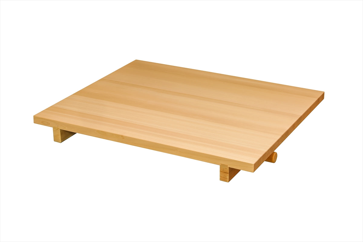 Shimizu Mokuzai Wooden Noodle Rolling Board with Rolling Pin 70x60cm Home Use