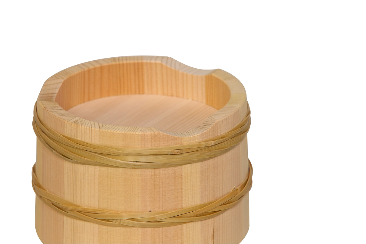 Shimizu Mokuzai Mini Ohitsu Rice Container 14.5cm 1 Cup