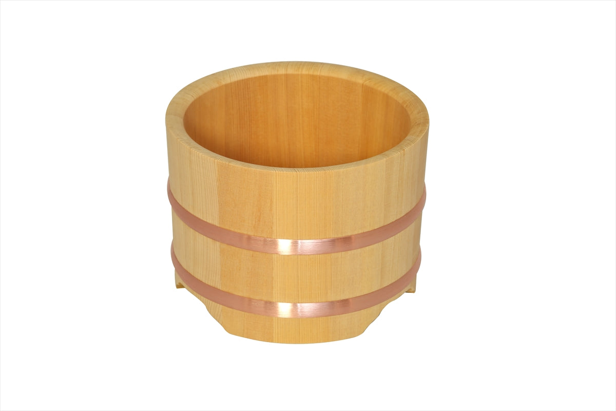 Shimizu Mokuzai Edo Ohitsu Sawara Wood Rice Container