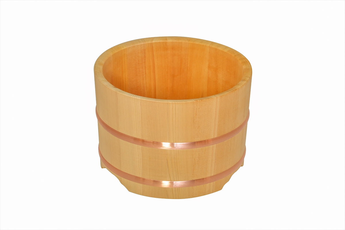Shimizu Mokuzai Edo Ohitsu Sawara Wood Rice Container